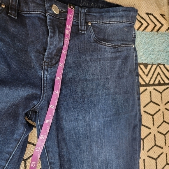 BLANK NYC DARK WASH STRAIGHT LEG  JEANS, SZ 28 - Picture 8 of 11